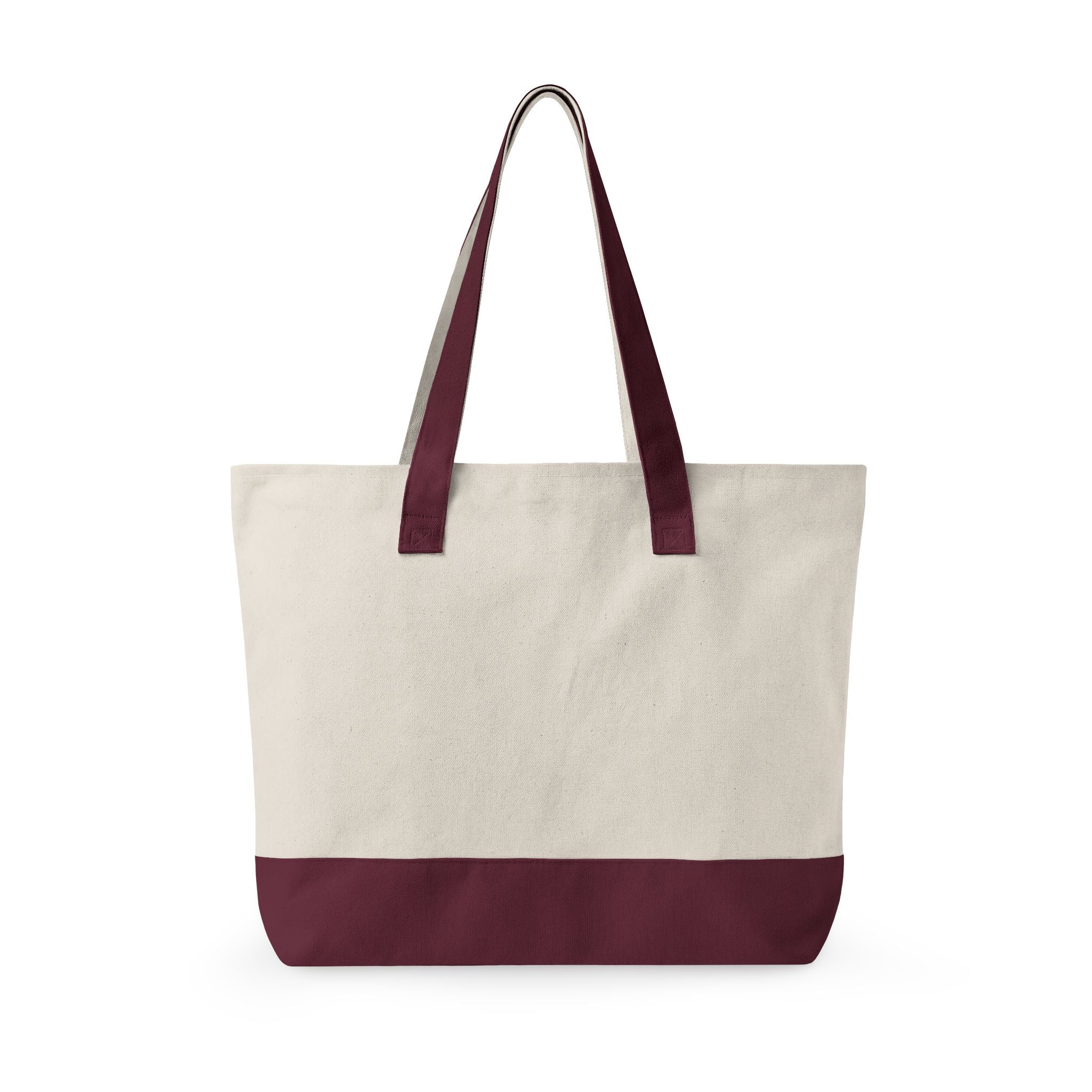 Devenir Zipper Tote Bag - Durable Everyday Market & Beach Bag