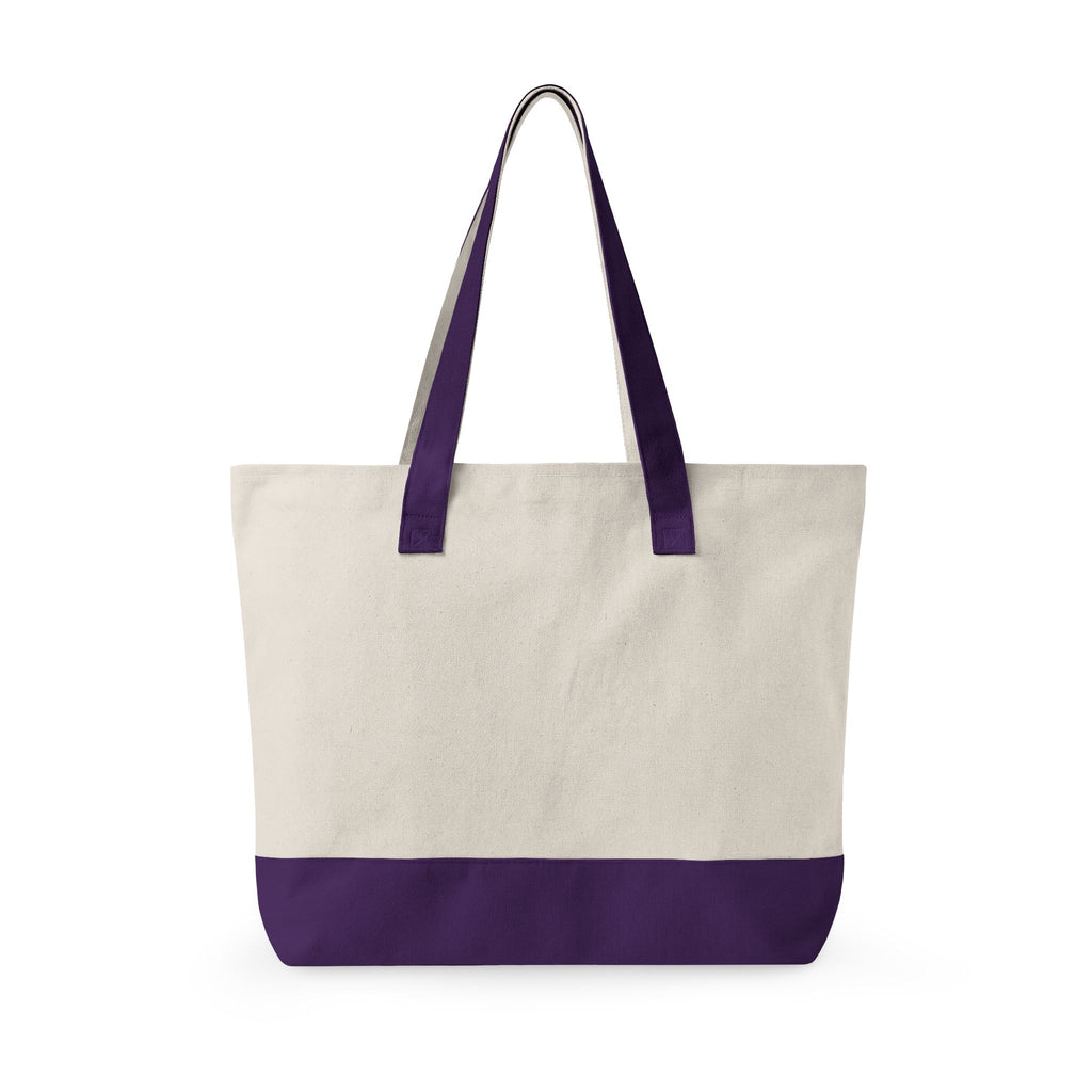 Devenir Zipper Tote Bag - Durable Everyday Market & Beach Bag