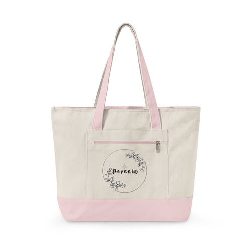 Devenir Zipper Tote Bag - Durable Everyday Market & Beach Bag